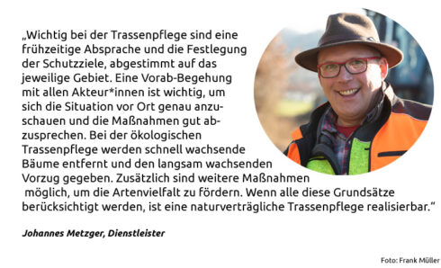 Johannes Metzger, Dienstleister