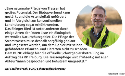 Schutzgebietsbetreuer Kai-Steffen Frank